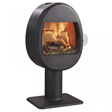 Каминная печь Scan 66-2 PEDESTAL, ВР - черный