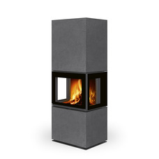 ROMOTOP LERA C GH 62 - дизайнерский камин в облицовке Thermaline