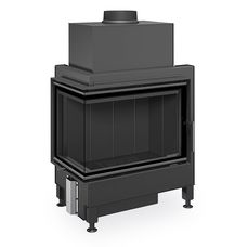 ROMOTOP HEAT L 4g S 65.51.40.26 - стальная угловая каминная топка
          (тёмная камера)