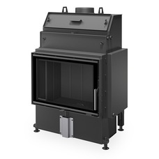 ROMOTOP HEAT W 4g 70.50.06 - каминная топка с водяным теплообменником
          (тёмная камера)