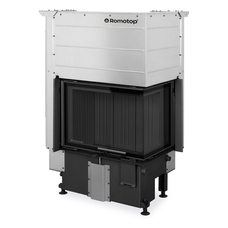 ROMOTOP IMPRESSION R 3G L 63.51.38.16 - угловая каминная топка с
          гильотиной (тёмная камера)