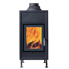 Класична піч Brunner HKD 4.1 cast iron front plate/double glazing/anthracite (classic front plate from massive cast iron)