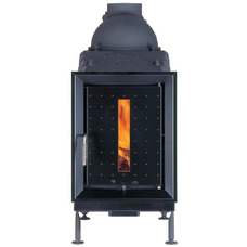 Класична піч Brunner HKD 4.1 steel frame/control window/black