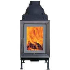Класична піч Brunner HKD 4.1 steel frame/double glazing/silver-grey