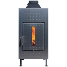 Класична піч Brunner HKD 4.1 steel front plate/control window/stainless steel