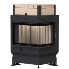 Массивная теплоаккумулирующая печь Brunner GOT 45/67/44 ZL right side-opening door + GOF 50 x 35 cm