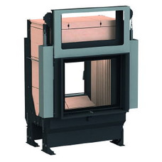 Масивна теплоакумулююча піч Brunner GOT 57/67-ZL lifting/side-opening door + GOF Tunnel 66 x 36 см