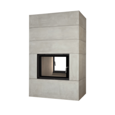 Теплоакумулюючий камін Brunner BSK 08 Style Tunnel 51/67 side-opening door