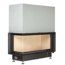 Угловая каминная топка Brunner 45/101/40 Architektur-Kamine Eck left lifting door