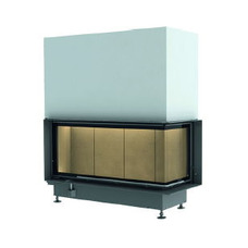Угловая каминная топка Brunner 45/101/40 Architektur-Kamine Eck right lifting door
