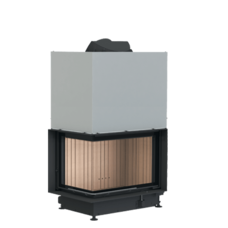 Угловая каминная топка Brunner 45/67/44 Architektur-Kamine Eck left lifting door
