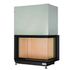 Угловая каминная топка Brunner 57/82/48 Eck-Kamine right lifting door